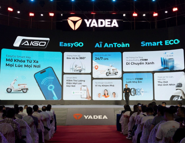 YADEA CHÍNH THỨC RA MẮT XE MÁY ĐIỆN OSSY HOÀN TOÀN MỚI